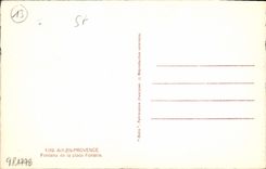 CPA Aix en Provence Fontaine de la Place Fontette 