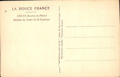 CPA Arles Bouches du Rhone Interieur du Cloitre de St Trophime 