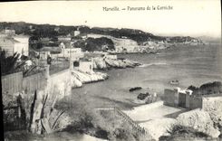 CPA Marseille Panorama de la Corniche 