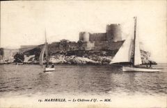 CPA Marseille le Chateau d'If Bateau