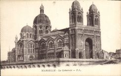 CPA Marseille la Cathedrale 