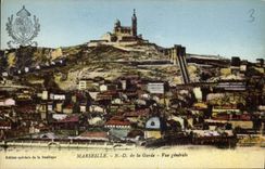 CPA Marseille N D de la Garde vue generale 