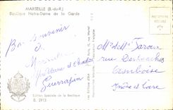 CPA Marseille B du R Basilique Notre Dame de la Garde 