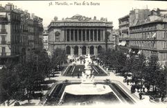 CPA Marseille Place de la Bourse 