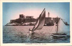 CPA Marseille Chateau d'If Bateaux