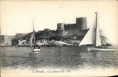 CPA Marseille le Chateau d'If Bateau