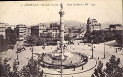 CPA Marseille Fontaine Cantini Place Castellane 
