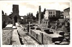 CPA Arles Theatre Antique commence sous la regne d'Auguste termine au III siecle 