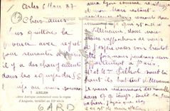 CPA Arles Theatre Antique commence sous la regne d'Auguste termine au III siecle 