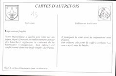 REPRO Folklore Femme Type Marseillais Lou Paure mouart mi va toujour di choiso ai jamai aima que tu 