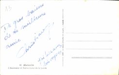 CPA Marseille l'Ascenseur et Notre Dame de la Garde 