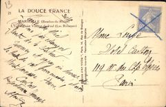 CPA Marseille Bouches du Rhone l'Eglise Saint Vincent de Paul les Reformes