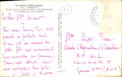 CPA Le Littoral Mediterraneen Marseille Eglise Saint Vincent de Paul les Reformes et Monument des Mo