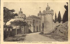 CPA St Michel de Frigolet B du Rh Arrivee a l'Abbaye 