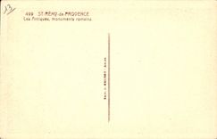 CPA St Remy de Provence les Antiques monuments romains