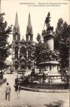 CPA Marseille Eglise St Vincent de Paul et le Monument des Mobiles 
