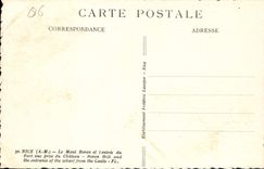 CPA Nice A M le Mont Boron et l'entree du Port vue prise du Chateau 