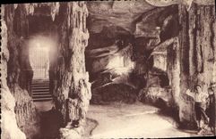 CPA Nice A M la Grotte du Jardin Albert Ier la joie des enfants 