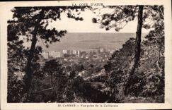 CPA Cannes vue prise de la Californie 