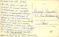 CPA Cote d'Azur Artistique Nice Entre les Fleurs et les Oliviers 