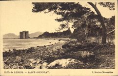 CPA Iles de Lerins Saint Honorat l'Ancien Monastere 