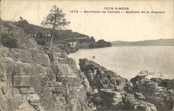 CPA Cote d'Azur Environs de Cannes Rochers de la Napoule 