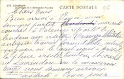 CPA Gourdon le Village et le Sentier du Paradis 