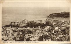 CPA Monte Carlo vue generale prise de Beausoleil 