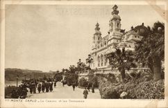 CPA Monte Carlo le Casino et les Terrasses 