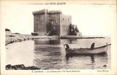 CPA Cannes le Chateau de l'Ile Saint Honorat 