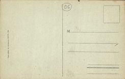 CPA Gourdon A M Ligne du Sud de la France Chemin du Paradis 