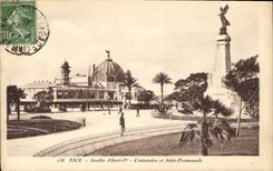 CPA Nice Jardin Albert 1er Centenaire et Jetee Promenade 