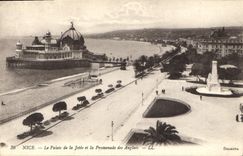 CPA Nice le Palais de la Jetee et la Promenade des Anglais 