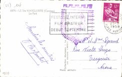 CPA Ile Ste Marguerite Cannes le Fort 