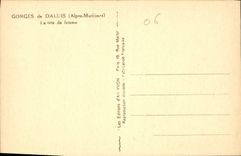 CPA Gorges de Daluis Alpes Maritimes la Fete de Femme 