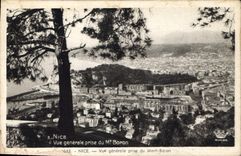 CPA Nice vue generale prise du Mont Boron 