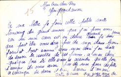 CPA Lettre d'Amour Femme
