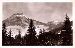 CPA Chamechaude et la Dent de Crolles vue de la route du Fort Saint Eynard 