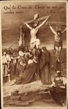 CPA Que la Croix du Christ ne soit pas rendue vaine Christ