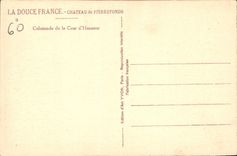 CPA Chateau de Pierrefonds Colonnade de la Cour d'honneur 