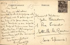 CPA Compiegne le Chateau la facade Cote du Parc 