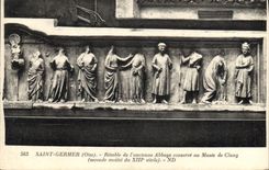 CPA Saint Germer Oise Retable de l'ancienne Abbaye conserve au Musee de Cluny seconde moitie du XIII