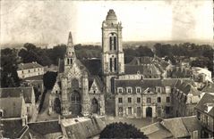 CPA Senlis Oise Panorama sur le Marche St Pierre 