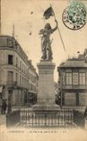 CPA Compiegne la Statue de Jeanne d'Arc 