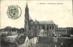 CPA Senlis Cathedrale Cote Sud 