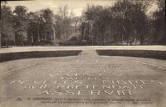 CPA Compiegne Ici le 11 Novembre 1918 succomba le criminel orgueil Allemand vaincu par les peuples t