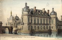 CPA Chateau de Chantilly Vue prise du Parterre 