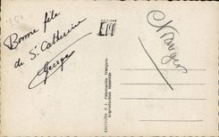 CPA Bonne Annee Femme