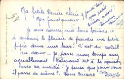 CPA Je vous admire Femme