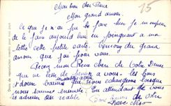 CPA La Caresse de tes yeux Femme